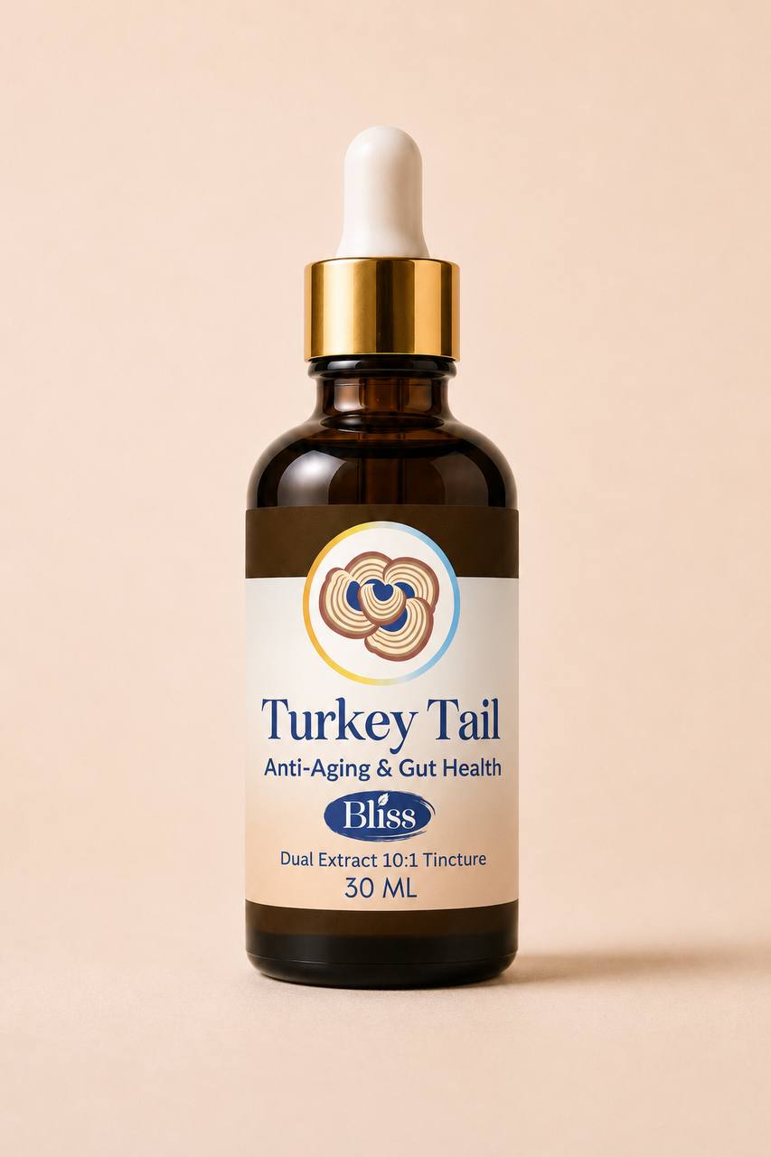 Bliss Turkey Tail Tincture Bottle